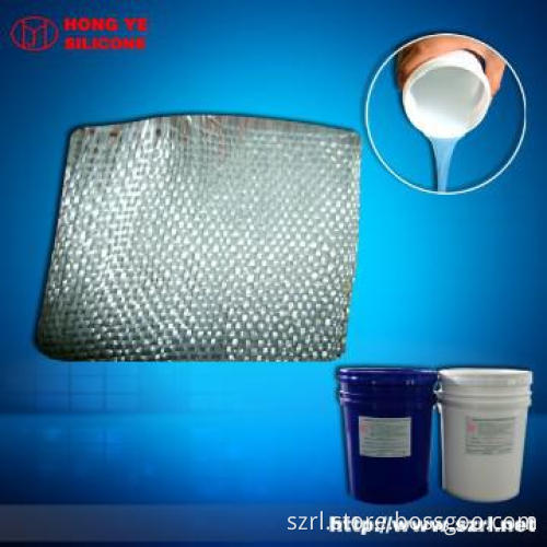 Coating silicone rubber